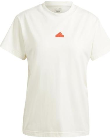 Home-ADIDAS---EMBROIDERED-IS4287---CAMISETA-DE-MANGA-CORTA---MUJER-BLANCO