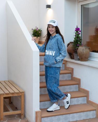 DKNY PANTALÓN VAQUERO DENIM CON CINTURÓN DENIM