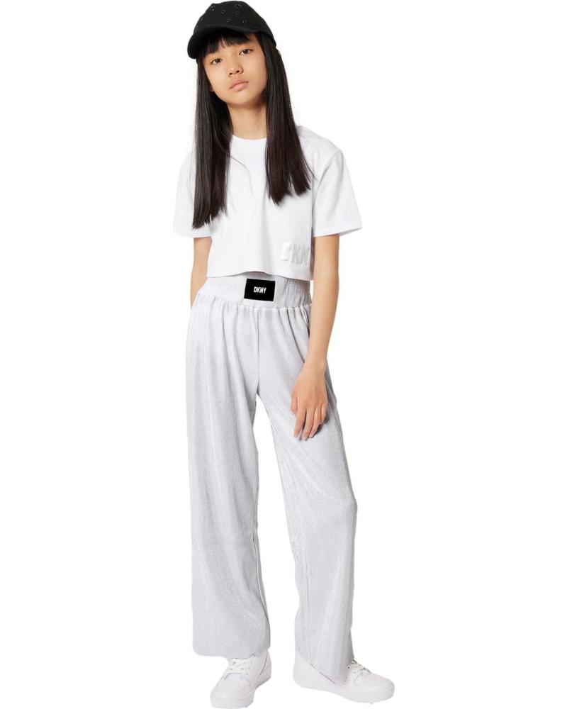 Inizio-DKNY-PANTALON-CON-CINTURA-ELASTICA-NINA-GRIS