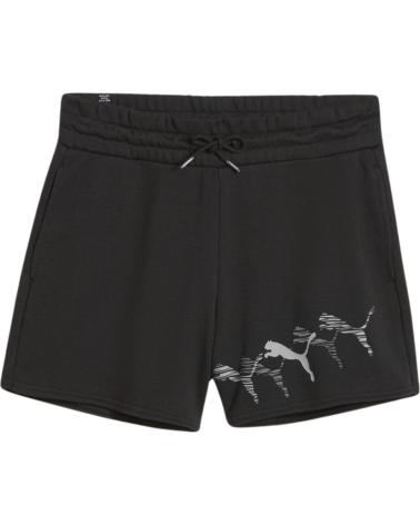 PUMA PANTALON CORTO EN COLOR NEGRO