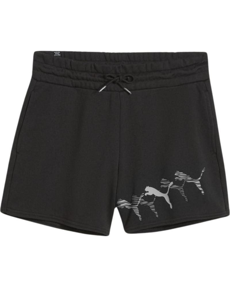 PUMA PANTALON CORTO EN COLOR NEGRO