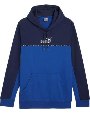 Accueil-PUMA---ESS-BLOCK-X-TAPE-675173-17---SUDADERA-TIPO-CANGURO-CON-CAP-AZUL