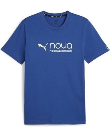 PUMA CAMISETA MANGA CORTA EN COLOR AZUL