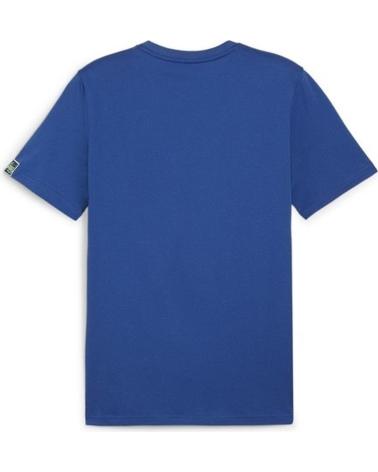 PUMA CAMISETA MANGA CORTA EN COLOR AZUL