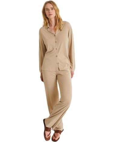 Inizio-YERSE---40110---CAMISA-FLUIDA-DE-MODAL---MUJER-BEIGE