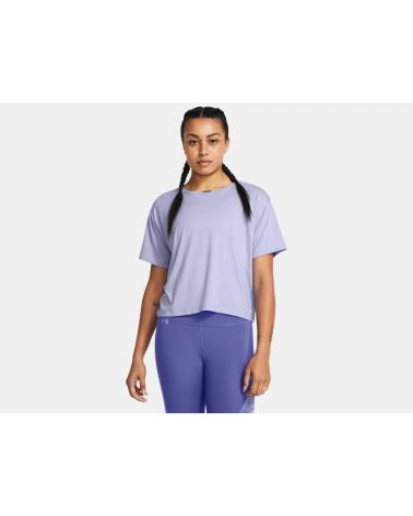 UNDER ARMOUR MOTION SHORT SLEEVE T-SHIRT WOMEN BLUE AZUL