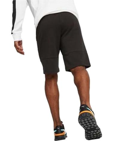 PUMA ESS BLOCK X TAPE 673344 SHORTS GRÜN MIT VERSTELLBAREM BUND VERDE