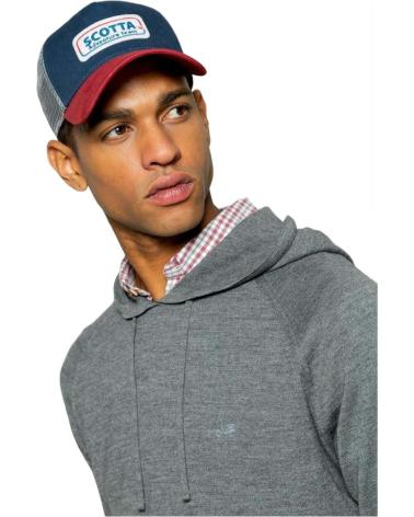 Accueil-SCOTTA---W23050489---JERSEY-CON-CAPUCHA-100-LANA-MERINO---HOMBRE-GRIS