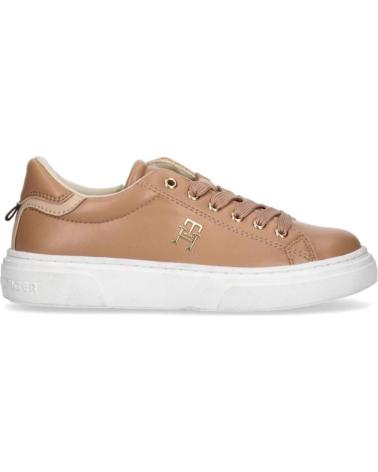 TOMMY HILFIGER SNEAKER EN PIEL TOMMY HILFIGUER MARRóN
