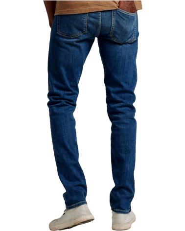 SUPERDRY PANTALONES EN COLOR AZUL
