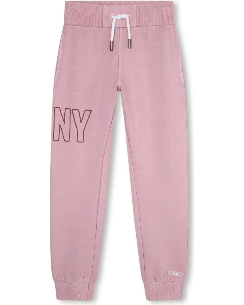 DKNY PANTALÓN MAILLE MORADO PARA NIÑA MORADO
