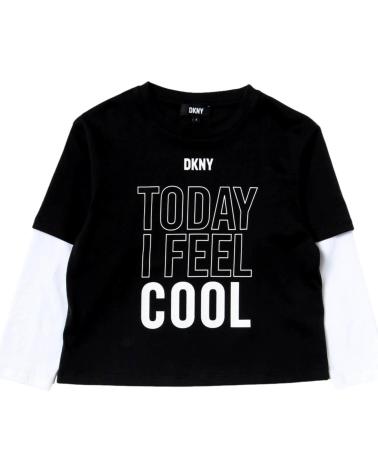 Home-DKNY-DKNY BLACK 'TODAY I FEEL COOL' T-SHIRT FOR BOYS-NEGRO