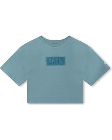 Inizio-DKNY-DKNY T-SHIRT TURCHESE CON LOGO-TURQUESA