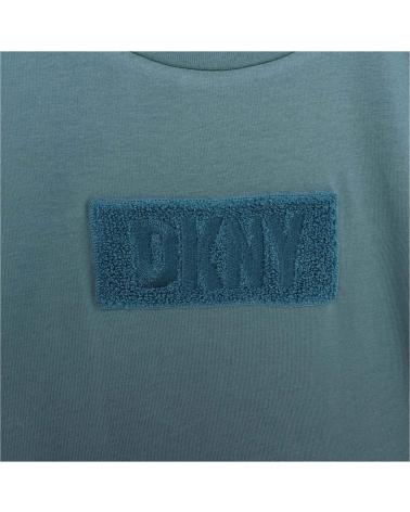 Inizio-DKNY-DKNY T-SHIRT TURCHESE CON LOGO-TURQUESA