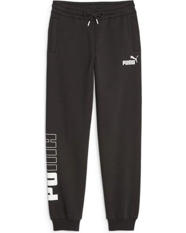 PUMA TEXTIL DEP NINOS EN COLOR NEGRO