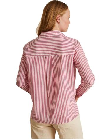 Início-YERSE---3986377---CAMISA-DE-ALGODON-DE-RAYAS-DE-MANGA-LARGA---MUJE-ROSA