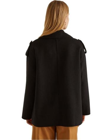 Início-YERSE---39602---ABRIGO-CORTO-DE-LANA-HANDMADE---MUJER-NEGRO