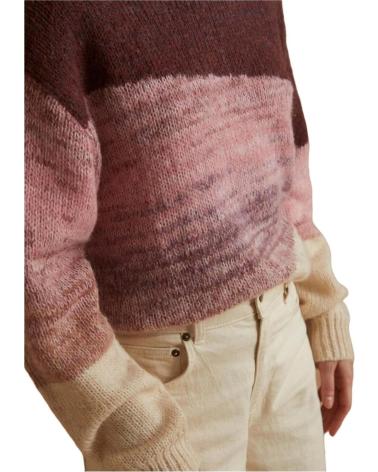Inizio-YERSE---39596---JERSEY-INTARSIA-DE-COLORES---MUJER-ROSA