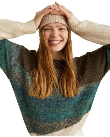Inizio-YERSE---39596---JERSEY-INTARSIA-DE-COLORES---MUJER-VERDE