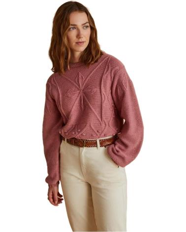 Accueil-YERSE---39583---JERSEY-DE-CROCHETE-CON-APLIQUES---MUJER-ROSA