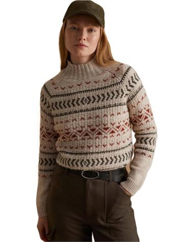 Accueil-YERSE---39575---JERSEY-JACQUARD---MUJER-CRUDO