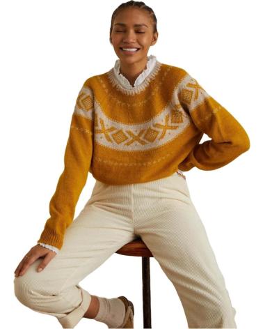 Accueil-YERSE---39574---JERSEY-JACQUARD-CON-GRECA---MUJER-AMARILLO