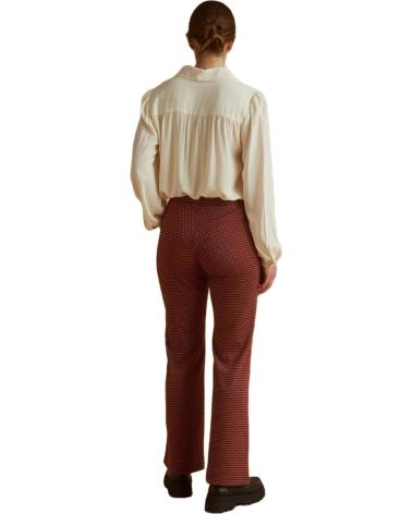 PANTALONI JACQUARD YERSE 39420 ARANCIONE NARANJA