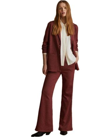 PANTALONI JACQUARD YERSE 39420 ARANCIONE NARANJA
