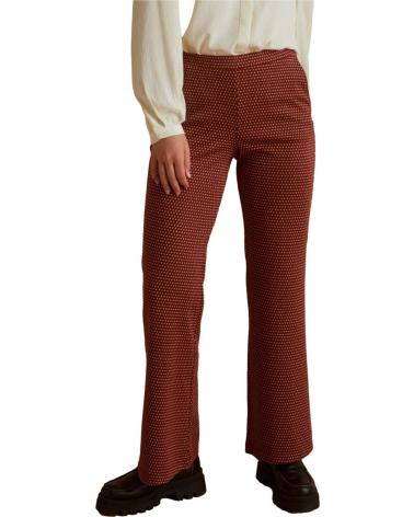 PANTALONI JACQUARD YERSE 39420 ARANCIONE NARANJA