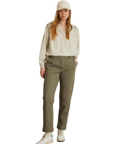 Início-YERSE---39323---PANTALONES-RECTOS-DE-PUNTO-AFRANELADO---MUJER-VERDE