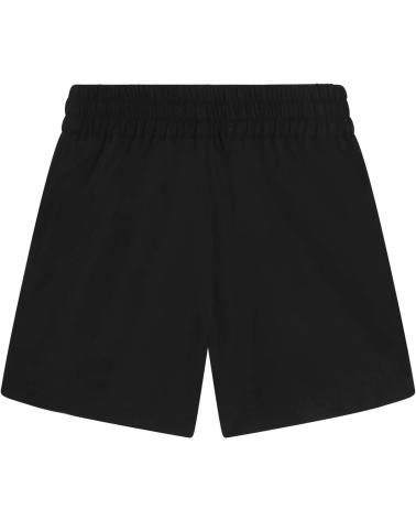 DKNY BADESHORTS FÜR JUNGEN - SCHWARZ MIT MEHRFARBIGEM LOGO NEGRO