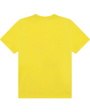 CAMISETA DE MANGA CURTA TIMBERLAND T25T80 COM LOGO GRÁFICO XADREZ AMARELA 612 612