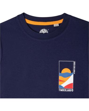Início-TIMBERLAND---T25S9285T---CAMISETA-DE-MANGA-CORTA---NINO-AZUL