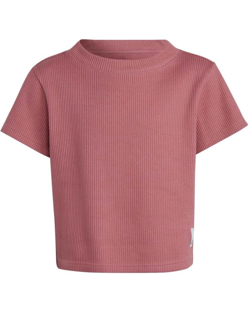 Accueil-ADIDAS---LOUNGE-WAFFLE-KNIT-LOOSE-HR5846---CAMISETA-DE-MANGA-CORTA-BURDEOS