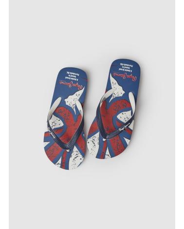 PEPE JEANS PEPE JEANS BEACH FLAG PBS70059595 - CHANCLAS FLIP-FLOP ES PARA NIÑO AZUL