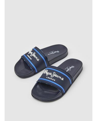 PEPE JEANS PEPE JEANS SLIDER LOGO PBS70054595 - CHANCLAS PARA NIÑO MARINO