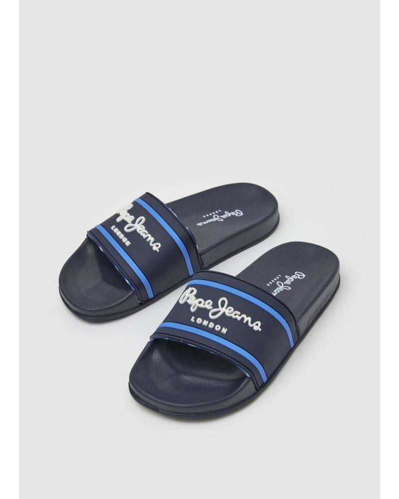 PEPE JEANS PEPE JEANS SLIDER LOGO PBS70054595 - CHANCLAS PARA NIÑO MARINO