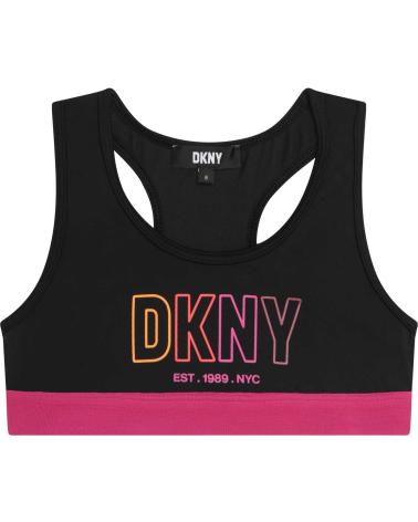 DKNY BAIN - SUJETADOR DEPORTIVO NEGRO