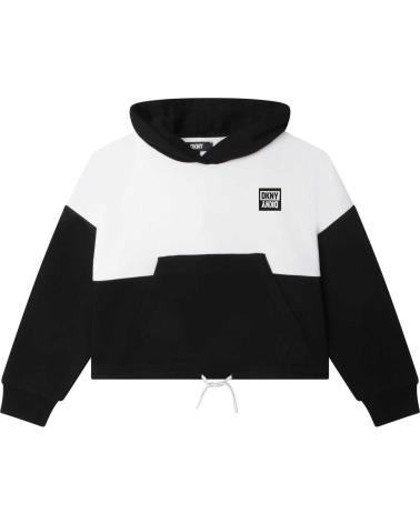 DKNY SWEAT - SUDADERA CON CAPUCHA BLANCO