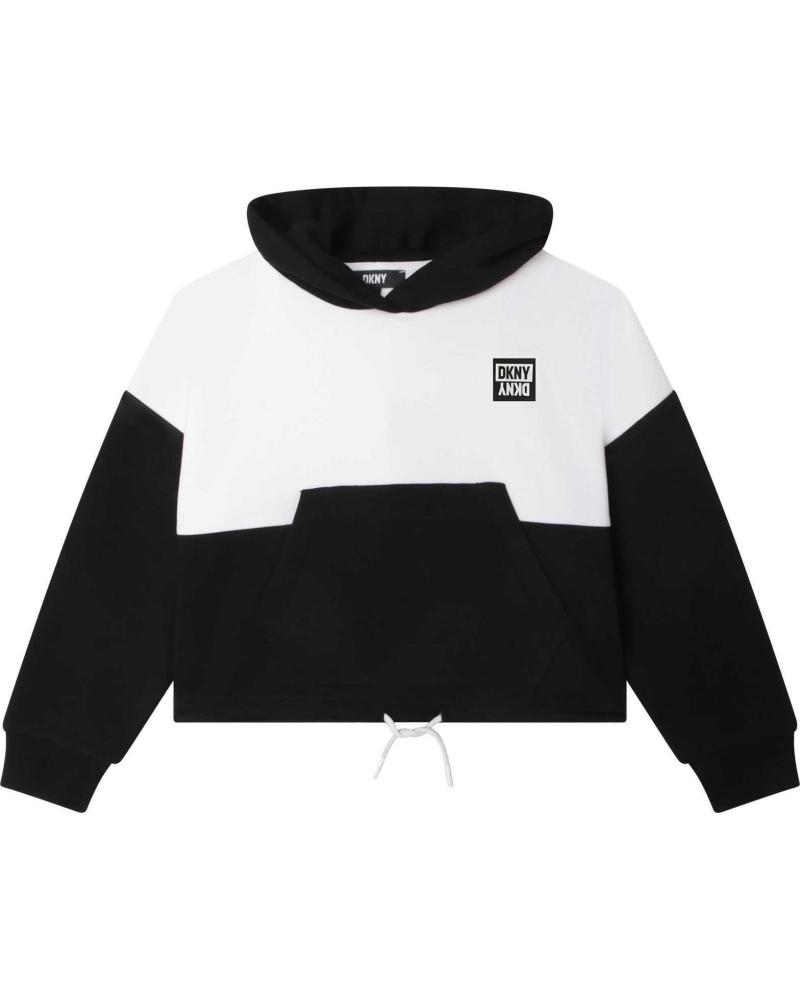 DKNY SWEAT - SUDADERA CON CAPUCHA BLANCO