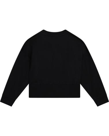 Inicio-DKNY-SUDADERA DKNY NEGRA CON LOGO NEÓN PARA NIÑO-NEGRO