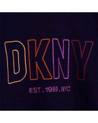 Inicio-DKNY-SUDADERA DKNY NEGRA CON LOGO NEÓN PARA NIÑO-NEGRO