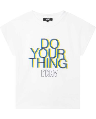 DKNY TEE-SHIRT BLANCO