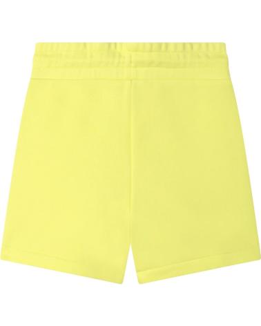 BERMUDA DKNY AMARILLA CON LOGO LATERAL PARA NIÑO AMARILLO