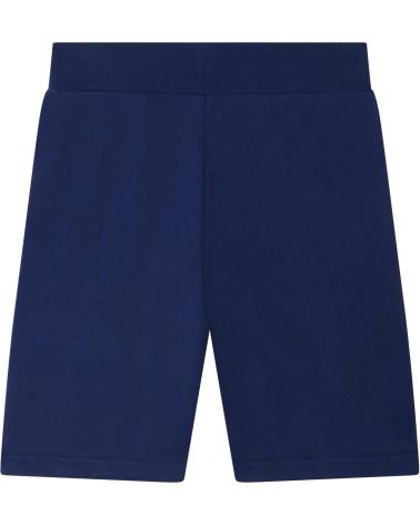 DKNY BOY'S BERMUDA SHORTS IN NAVY BLUE WITH TWO-TONE LOGO MARINO