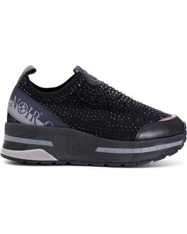 CAFENOIR CAFE NOIR - C1DB9050 - SNEAKERS SLIP-ON - MUJER N019 ALL BLACK