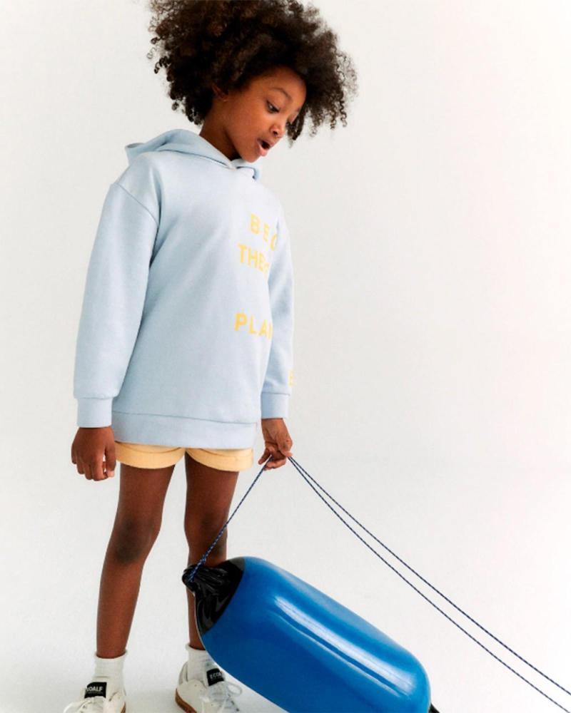 ECOALF - MONSALF SWEAT - SUDADERA CON CAPUCHA - NINO AZUL