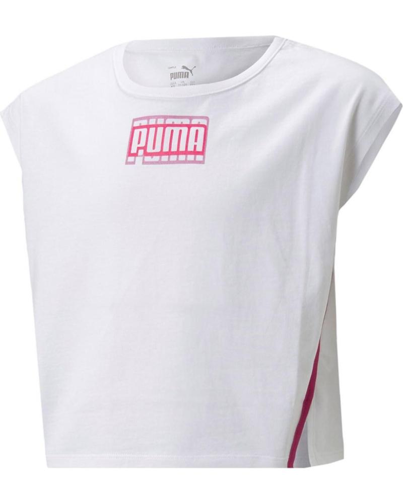 PUMA ALPHA STYLE TEE G WHITE D-I116 BLANCO