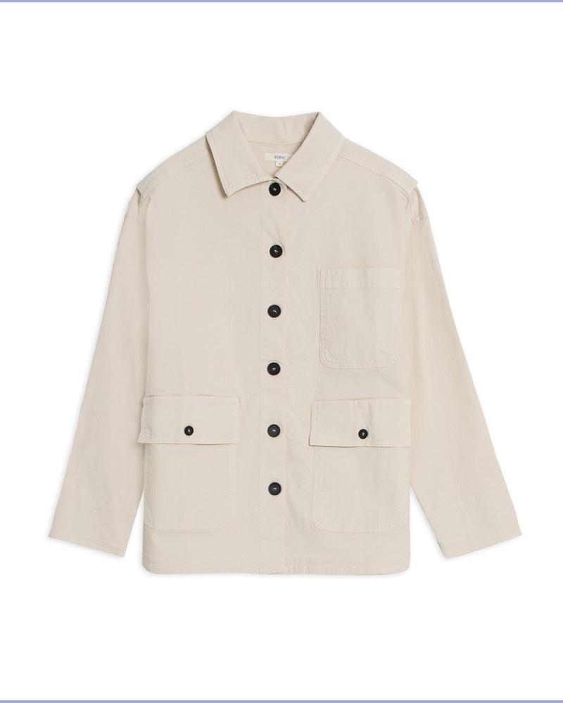 YERSE - 36800002 - CHAQUETA CON BOLSILLOS DELANTEROS - MUJER GRIS