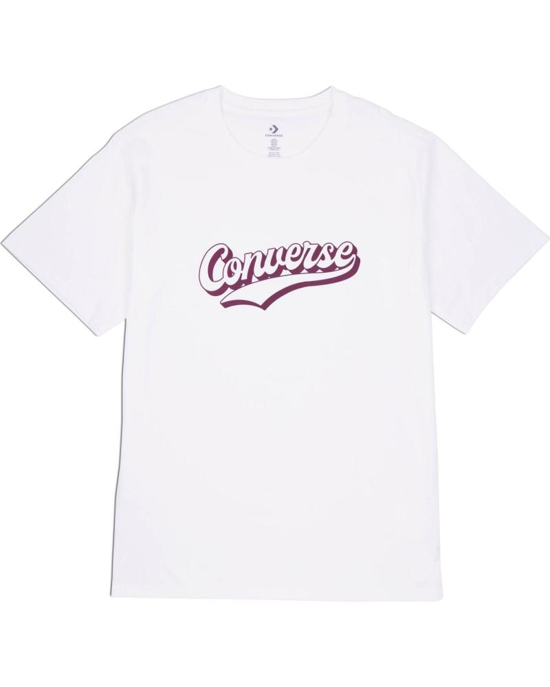 CONVERSE CAMISETA MANGA CORTA EN COLOR BLANCO